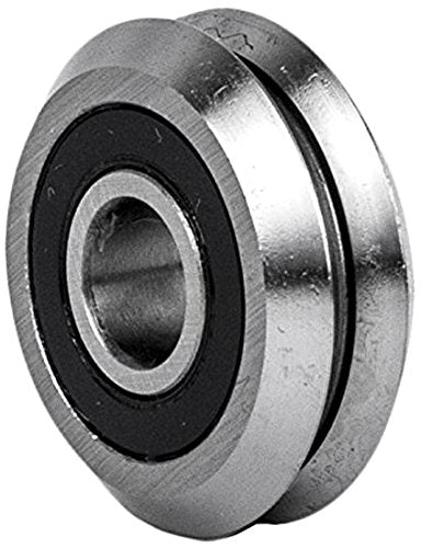 IMI Ball Bearings RM2-2RS V Groove Rubber Sealed Line Track Roller Bearing, 3/8